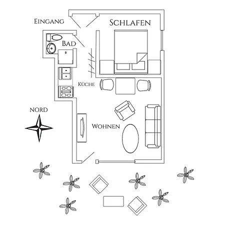 Apartment Antares Spiekerooger Gaestehaus-sonnengartenterrasse Sued - 3